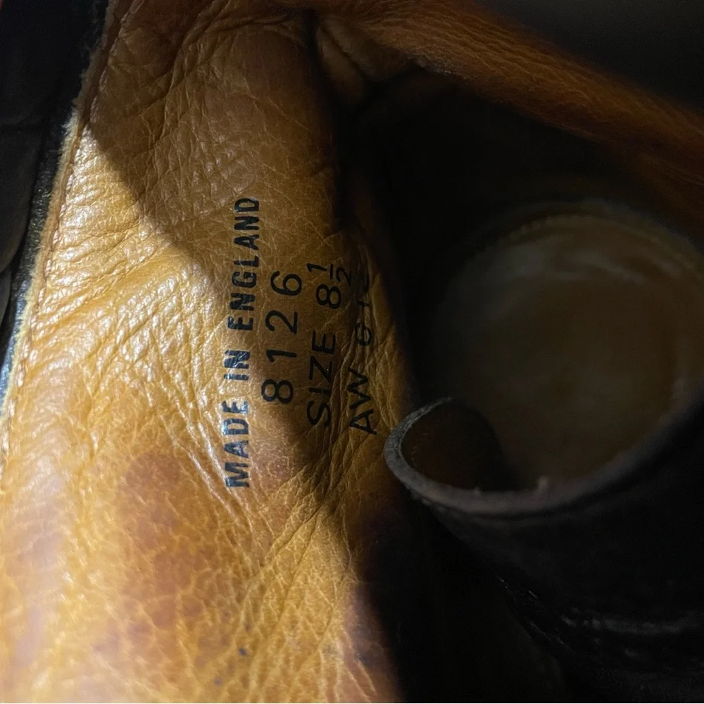 Dr. Martens 80’s 90’s Vintage Brown leather boots men’s 8126 made in England